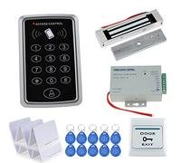 HFeng Le kit de système de contrôle d'accès de RFID a placé Le Clavier 125KHz EM avec la Serrure magnétique 180KG + l'ouvreur de Porte de contrôleur d'alimentation d'énergie DC12V