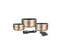 HG-8051: Cocotte en Terre Cuite Revêtue de Marbre, 5 Pièces, Avec Poignée Amovible Cuivre