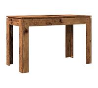 HGBNMER Table à manger minimaliste en bois - 120 x 60 x 76 cm - Table de cuisine aspect bois vieilli - Plateau de table robuste pour collations et décoration - Polyvalente comme table de comptoir ou