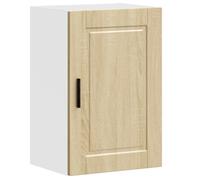 HGFDVCMR Armoire de cuisine Porto chêne Sonoma 40 x 31 x 60 cm | Armoire murale en bois avec portes pour cuisine, couloir ou chambre à coucher. Offre un espace stable sur deux compartiments.