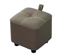 HGFVNFVKHA Ottoman Cube Rembourré Carré, Repose-Pieds en Cuir PU avec Pieds Antidérapants pour Salon Chambre Entrée ou Bout de Lit(Multi-Colored,11.8in/30cm)