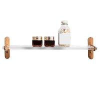 HGYNBCP Caddie de Douche Mural-Panier de Rangement adhésif sans perçage for Salle de Bain et Cuisine(A,50cm)