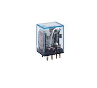 HH52P MY2NJ MY4NJ bobine de relais général DPDT interrupteur électromagnétique avec Base de prise LED AC 110 V 220 V DC 12 V 24 V 1 pièces(Relay,MY4NJ_AC110V)