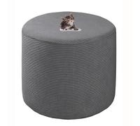 HHONGWYT Housse de Pouf Rond Housse Ottomane 31x38/38x43/40x34/ 45x35/45x45cm Extensible Jacquard Housse Repose Pied Rond Couverture Ottomane Housse de Pouf avec Fond élastique,A1,31x38cm(12.2x14.9)