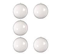 HHRJNUST Boule, Sphère de Noël Ronde, Boîte Cadeau pour Fêtes, Boule Vide pour Mariages, Saint-Valentin, Projets de Loisirs Créatifs, Décoration, 10CM