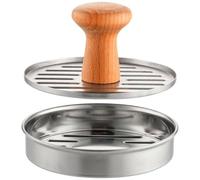 Hi Nature™ Presse à Hamburger Professionnelle en Acier Inoxydable - 13,1 cm Smash Burger Press avec rainures de Barbecue - Presse à Hamburger antiadhésive et Presse à Barbecue pour des Frites