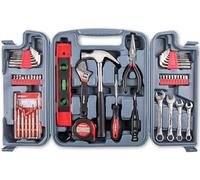 Hi-Spec Mallette à Outils Ménagers 53 pièces, Trousse à Outils de Réparation, Clés Métriques, Set de Tournevis de Précision
