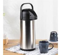 HI Thermos avec pompe 3 L, cruches thermiques, gourde airpot, bouteille thermos à café, cruche isolée, gourde isolée, bouteille thermos à thé Inox G