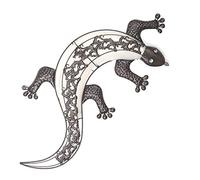 HI Tuinwandlamp Solar Gecko LED