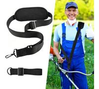 Hiacinto Sangle de transport pour débroussailleuse, sangle en nylon avec rembourrage doux, bandoulière réglable pour débroussailleuse et coupe-bordure