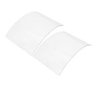 HIAKDOFT 2 Pièces Lentille de Remplacement pour Capot de Sablage, Verre 2mm | Sableuse Aerogommage, Protection Éclaboussures et Débris, pour Opérations de Coupe et Sablage