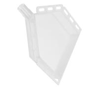 HIAKDOFT Bac de récupération des condensats de climatiseur : bac à condensation portable, diamètre du trou 1,5 cm, plastique blanc, facile à installer, pour unité extérieure