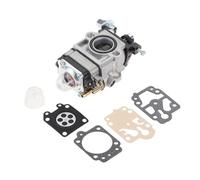 Hicello 15mm Carburateur pour Débroussailleuse 52cc 43cc avec Membranes Joints et Pompe d'amorçage | Kit Carbu pour Debroussailleuse Taille haie Tondeuse Cultivateur Souffleur Déligneuse