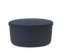 Hide Pouf de Rangement Grand Acier Bleu