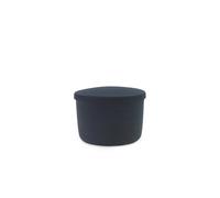 Hide Pouf de Rangement Petit Acier Bleu