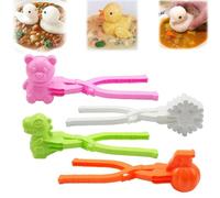 HIDRUO Duck Rice Mold, Rice Ball Mold, Rice Duck Mold DIY Sushi Molds Animal Rice Tool, Animal Shapes Sushi Mold (F-4PCS)