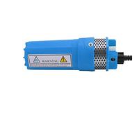 Hidyliu 6.5L Pompe à Eau de Puits Solaire Haute Puissance 12V DC Pompe Submersible à énergie Solaire pour Les Besoins en Eau à Distance de L'étang D'irrigation (Bleu)