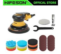 HIFESON ponceuse orbitale pneumatique meuleuse d'air, 125mm/150mm vide excentrique polissage/meuleuse outils pneumatiques 5inch vacuuming