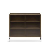 Hifive armoire en verre Low L100cm Chêne fumé Northern - 2361 2055