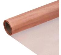 HIFRQVVC Filet en cuivre, Tailles Multiples de Filtre Protection Tamis Maille tissé par cuivre Rouge la 200(50x100cm)