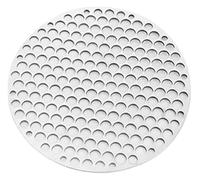 HIFRQVVC Grille de Cuisson de Rechange, Filet de Gril Rond en Acier Inoxydable argenté 18-26 cm(18CM)