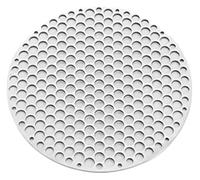 HIFRQVVC Grille de Cuisson de Rechange, Filet de Gril Rond en Acier Inoxydable argenté 18-26 cm(20CM)