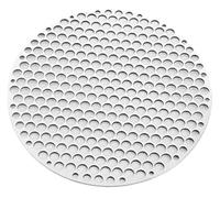 HIFRQVVC Grille de Cuisson de Rechange, Filet de Gril Rond en Acier Inoxydable argenté 18-26 cm(22CM)