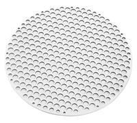 HIFRQVVC Grille de Cuisson de Rechange, Filet de Gril Rond en Acier Inoxydable argenté 18-26 cm(24CM)
