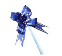 HIFRQVVC Noeuds à Tirer pour Emballage Cadeau, Ruban à nœud Multicolore for Emballage Cadeau, 100, 200, 600 pièces, for Mariages, Anniversaires, fêtes(Blue,200Pcs)