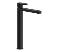 HIGH FAUCET FOR DESIGN WASHBASIN IN MATTE BLACK AMALFI