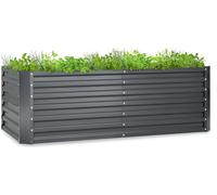 High Grow Straight jardin surélevé 180 x 60 x 90 cm 970 l acier galvanisé