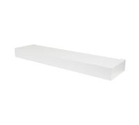 HIGH & MIGHTY 515607 Étagère Flottante Moderne pouvant Supporter jusqu'à 9,1 kg, Installation Facile sans Outils sur Mur Sec, Plat, 61 cm, Blanc
