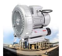 High Pressure Oxygen Air Pump Blower for Aquaculture Tanks and Dusting, 180W to 1.5KW, Enhances Fish Pond Oxygenation and Cleaning Efficiency
