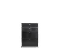 Highboard USM largeur 1 casier 2 portes abattantes en bas tiroirs haut sans serrure n 78x109x38 cm