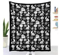 Highdi Couverture à Colorier DIY Hiver Plaid de Coloriage Réversible (Éléphant,150x127cm)