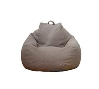 Highdi Enfants Peluche Sac Haricots Pouf sans Garnissage Adultes Adolescents, Rangement de Jouets Stockage, Pouf Pliable Portable pour Fauteuil Déco Fauteuil de Salon Intérieur Extérieur