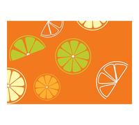 Highdi Tapis Égouttoir Vaisselle Absorbant, Tapis de Machine à Café Séchage Rapide, Tapis Évier Cuisine, Tapis de Séchage Vaisselle Antidérapant pour Bar à Café (30x40cm,citron orange)