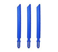 HIGHDRIL Diamant Lames Scie Sauteuse 100mm - 3pcs pour Marbre Bois Plastique Fibre de Verre Fibre de Ciment Mousse Plaque de Plâtre avec T-Shank
