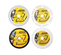 HIGHDRIL Disque à Tronçonner Diamant 75mm x Alésage 10mm - 4Pcs Béton/Bois/Acier Disque pour Béton Maçonnerie Bois Plastique Métal Découpe