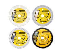 HIGHDRIL Disque à Tronçonner Diamant 75mm x Alésage 10mm - 4Pcs Carrelage Béton Bois Acier Pour Carrelage Béton Maçonnerie Bois Plastique Métal Découpe