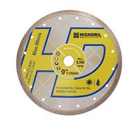 HIGHDRIL Disque a Tronconner Diamantés - Ø 230MM Lame de Scie Diamantée pour Carrelage, Céramique, Porcelaine, Terre cuite, Granit, Marbre, Pierre dure avec rondelle 25.4/22.23MM