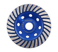 HIGHDRIL Disque Diamant Meuleuse 125mm - Turbo Meule pour Ponçage et Polissage du Béton Maçonnerie Granit Marbre Pierre Naturelle