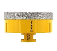 HIGHDRIL Foret Diamanté - 100MM M14 Scie Cloche Diamantée pour Porcelaine Carrelage Céramique Marbre Granit Quartz Pierre Maçonnerie Trépan Diamant Foret