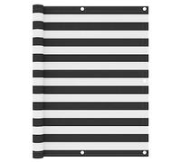 HIGSOSE Brise-Vue pour Balcon Anthracite et Blanc 120x600 cm en Tissu Oxford Écran de Jardin Imperméable et Résistant au Vent Couverture de Confidentialité Paravent Extérieur Auvent Terrasse Piscine