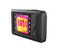 HIKMICRO E03 Caméra d'imagerie thermique compacte de poche, résolution SuperIR 240 x 240 avec caméra visuelle, résolution IR 96 x 96/9 216 pixels, 25 Hz, écran tactile 3,5", IP54, -20 ℃ à 350 ℃