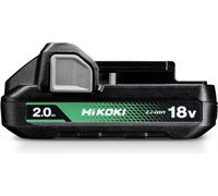 HiKoKi 18V Bloc d'accumulateurs à siège coulissant BSL1820M avec 2,0 Ah affichage LED de l'accumulateur 377796