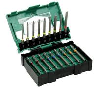 HiKOKI 40030022 Jeu d'embouts TORX® intérieur, vis à fente, cruciforme Phillips, vis Pozidriv, hexagonal avec porte-embout