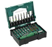 HiKOKI 40030023 Jeu d'embouts TORX® intérieur, vis à fente, cruciforme Phillips, vis Pozidriv, hexagonal avec porte-embout