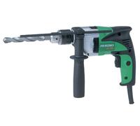 HIKOKI 51212006 - Perceuse à percussion électrique 590W Mandrin 13mm 2900rpm 46400imp avec butée de profondeur et boîtier DV16VZ Noir
