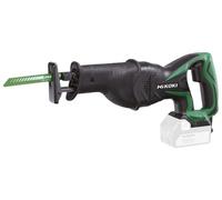 HIKOKI 51255424 - Sierra de sable a bateria 18V velocidad 0-2500rpm sin bateria ni cargador CR18DSLW4Z
